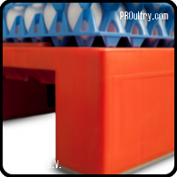Transporte de huevos provisto de RFID